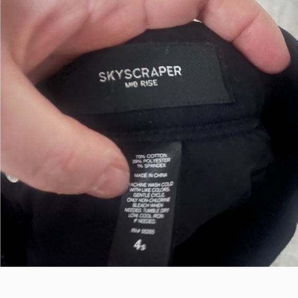 Women's Express Skyscraper Midrise Dark Wash Bootcut Denim Jeans - Picture 2 of 2